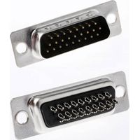 MH Connectors MHHDS26-M-N-B-S Connecteur SUB-D 180 ° Nombre de pôles: 26 pour circuits imprimés 1 pc