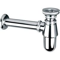 Vidage mcalpine 200+255CB laiton chrome bouchon caoutchouc