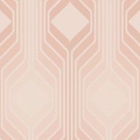 Retro wallpaper wall Profhome 395325 hot embossed non-woven wallpaper slightly textured with geometric shapes matt beige cream 4,5 m2