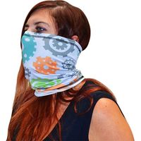 Tour de cou TRENDY pour homme / femme Neck Tube White Gear Model