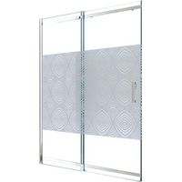 ONDEE ZEN - Porte de douche UIMI - Coulissante - Finition Chromé - 140x210cm