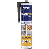 Bostik Mastic Colle Flexpro PU 790 – Colle et Jointe Tous Matériaux – Multi-Usages – Intérieur/Extérieur et Milieux Humides – Formule Polyuréthane Haute Performance – Couleur : Noir – 300 ml
