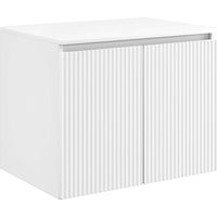 vidaXL Mobiletto da Bagno a Muro Bianco 62,5 x 44,5 x 50 cm