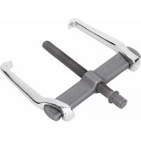 Extractor de 2 mordazas, acero cromo vanadio + acero al carbono, extractor de piñones y rodamientos, herramienta de extracción ajustable de nivel profesional para reparación de automóviles (4 pulgadas