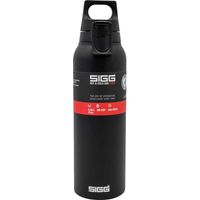 SIGG Hot & Cold ONE Light Black Botella térmica (0.55 L), termo hermético sin sustancias nocivas, cantimplora térmica de acero inoxidable 18/8 para uso con una mano