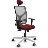 Chaise de bureau piqueras y crespo Motilla similicuir granat