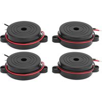 4 pièces Avertisseur Sonore Continu Haute Décibels 95dB DC3-24V pour Projet DIY Signal Électronique