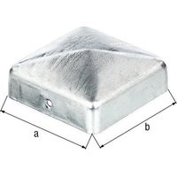 Tapón para poste 70x70mm cuadrado, forma plana TZN GAH (Por 10)