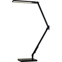 Lindby Lámpara de mesa LED 'Antisa' en Negro Plástico