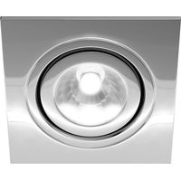 Wholesale Domestic Cali Polished Chrome IP65 35W Square Tiltable Bathroom Downlight