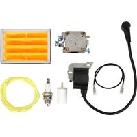 Vergaser-Reparatursatz mit Luft- und Kraftstofffilter für Husqvarna 268 272 XP Kettensäge – Aluminium, neu