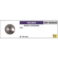 Disco chiusura WALBRO motosega SDC Ø 7,8 mm 000646