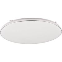 Plafonnier LED rond blanc 53 cm 46W 3000K gradable RL