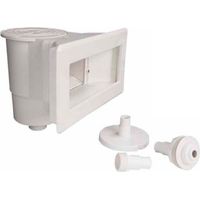 Astralpool – Skimmer de piscine hors sol grande meurtrière – Connexions Ø 32 mm et Ø 38 mm – Livré complet avec panier et volet skimmer