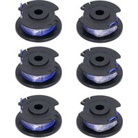 Bobine de rechange pour tondeuse à gazon Ryobi, 6 pièces, 18V, 24V, 40V