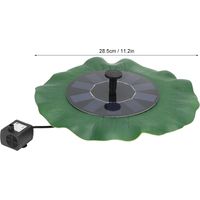 Pompe à Eau Solaire Flottante 5V 1.6W pour Jardin Extérieur avec Batterie Intégrée 800MA