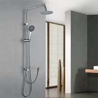 IMEX - columna ducha monomando con grifo cromado