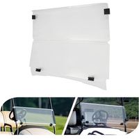 Pare - brise pour voiturette de golf, pare - brise pliable, - 22 ° F à 158 ° f résistant à la température, uniquement pour les voiturettes de golf ezgo txt 1995 - 2013