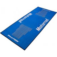 Umweltmatte biketek garage mat motorrad blau weiß grau für