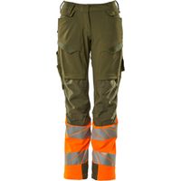 Mascot Hose mit Knietaschen 19178-511-3314 Gr. 76C46 moosgrün/orange