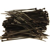 Oc-Pro – Colliers de câblage Rilsan noirs 100 mm – Lot de 200 colliers – Largeur 2.5 mm – Pour câblage électrique et électronique