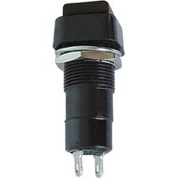 R18-23b - pulsante - 1p off-(on) - cappuccio nero - 3 a / 125 v