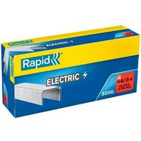 Rapid-Heftklammern super strong electric 66/8+ verzinkt -Box von 5000-.