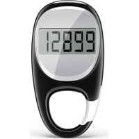 Podomètre simple pour la marche, compteur de pas précis avec mousqueton, compteur de pas 3D pour hommes, femmes, enfants et seniors