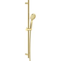 Modernes Duschsystem in gold ARNIKA-30 unterschiedliche Strahlarten, B/H/T: 10/80/8,1 cm