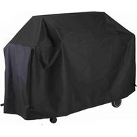 Housse de protection pour barbecue d'extérieur, 145 x 61 x 117 cm, imperméable et anti-poussière, fermeture Velcro latérale, avec sac de rangement, pour brûleurs de barbecue à gaz.