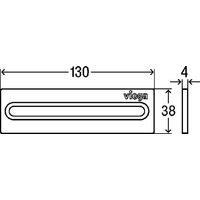 VIEGA 794002 Insert pour caniveau de douche