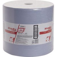 Chiffon en papier WYPALL L30 7359 L. env. 380 mm x l. env. 350 mm bleu 3 épaisseurs 1000 pièces/rouleau KIMBER