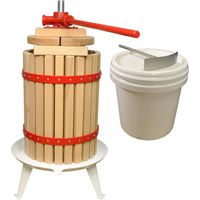 Traditional Fruit and Apple Press (18 Litre) with Straining Bag and Pulping Bucket