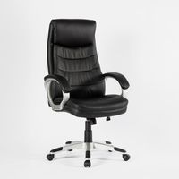 Silla de oficina ajustable en piel sintética Talise
