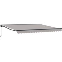 Maison Exclusive - Cadre d'auvent Gris clair 400 × 300 cm