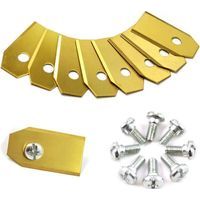 45 x Lames de Couteau en Titane pour Toutes Les Tondeuses Robotiques Husqvarn/Automower/ Yardforce/Gard