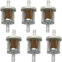 40 Micron Fuel Filter 1/4" Inline Fuel Filter Replacement for Briggs Stratton 691035