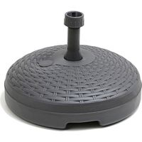 Base per ombrellone 30 l colore: antracite ø58x15cm ipae progarden