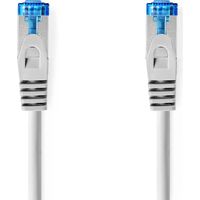 Nedis CAT6a-Netzwerkkabel / S/FTP / RJ45 Stecker / RJ45 Stecker / 15.0 m / Snagless / Rund / LSZH / Grau / Label