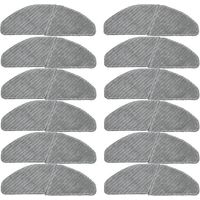 Lot de 12 serpillères pour aspirateur robot S8 + M7 Pro Robot en polyester