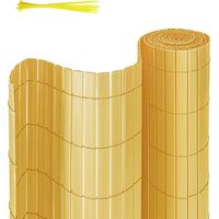 Randaco Canne in PVC per giardino, balcone e terrazza – Frangivista e frangivento, Adatto per giardini su balconi Bambù 180 x 800cm