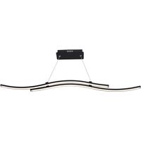 Suspension Lampe de salon LED Lampe de salle à manger Métal noir L 96 cm