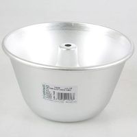 Stampo per budino liscio conico alto con tubo Diametro cm 18
