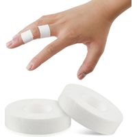 Ruban adhésif blanc, bande de protection pour les doigts, ruban de sport en coton, adhésif adhésif, colle pour plâtre 1,5 cm x 10 m