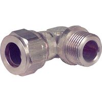 Bague de serrage a vis en laiton Raccord coude a vis cylindrique 22x1/2" WG809 "