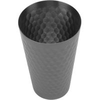 Mug multifonction en acier inoxydable 304 martelé, style Moscow Mule, pour bar et maison, finition noire.