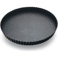 Tourtière Cannelée 24 Cm - Acier Antiadhérent - Gobel