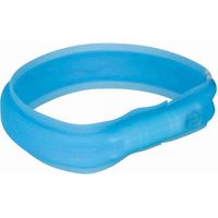 Collar LED para Mascotas Trixie Flash USB Azul M/L