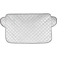 Couverture de Pare Brise,Couverture Pare-Brise Voiture,Couverture Pare-Brise Voiture,Protection Solaire pour Pare-Brise de Voiture,Protection Pare Brise Voiture,Protege Pare Brise Soleil,Argen