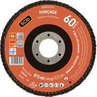 Disque Lamellaire Zirconium G60 Ponçage Et ébavurage Métal Intensif - Scid
